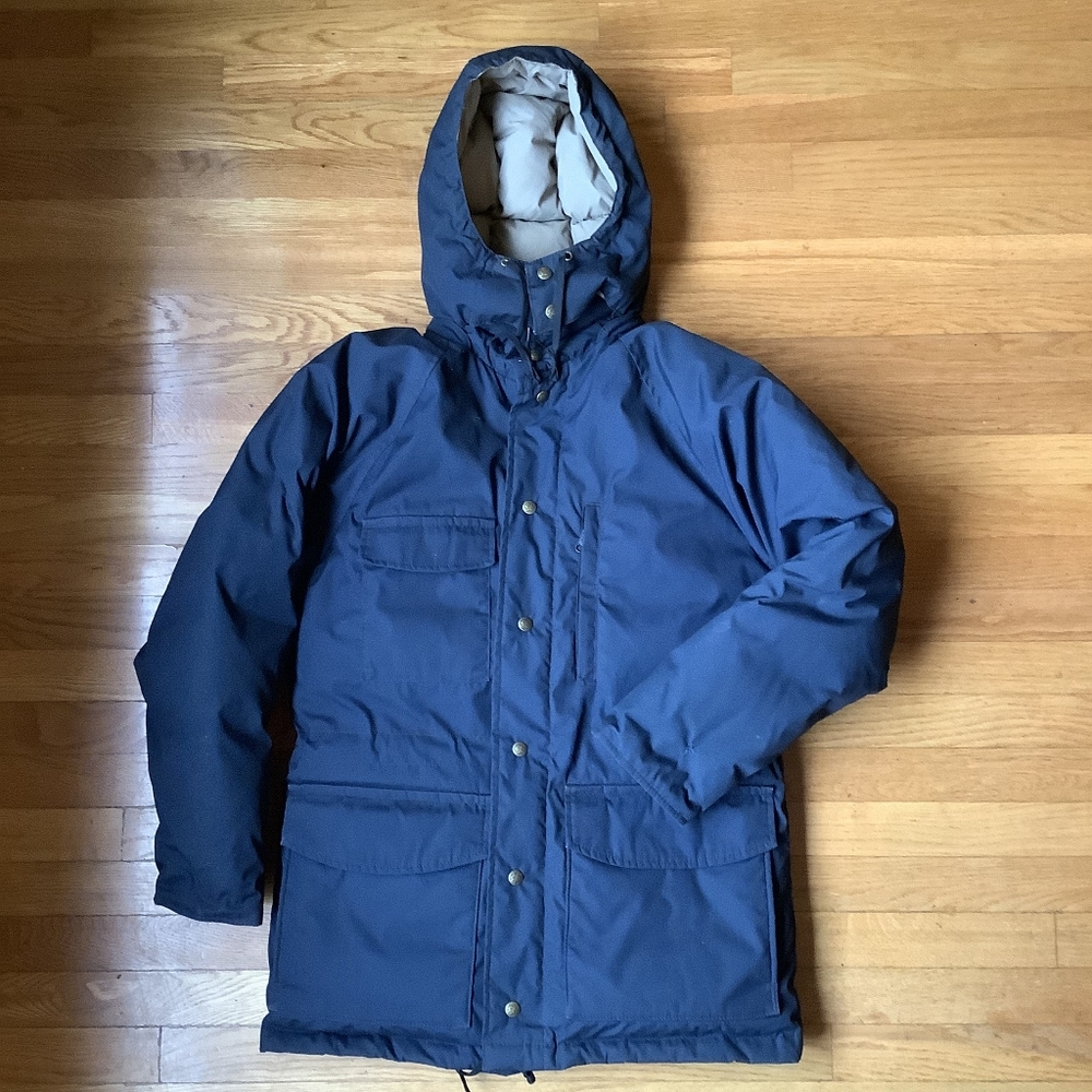 Eddie Bauer Goose Down Parka, Navy, Medium